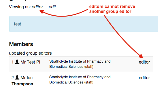 editor cannot drop another editor