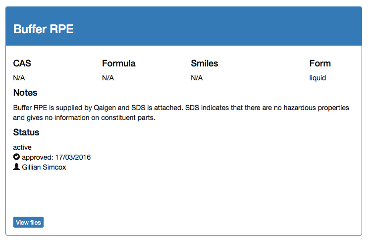 buffer RPE data sheet