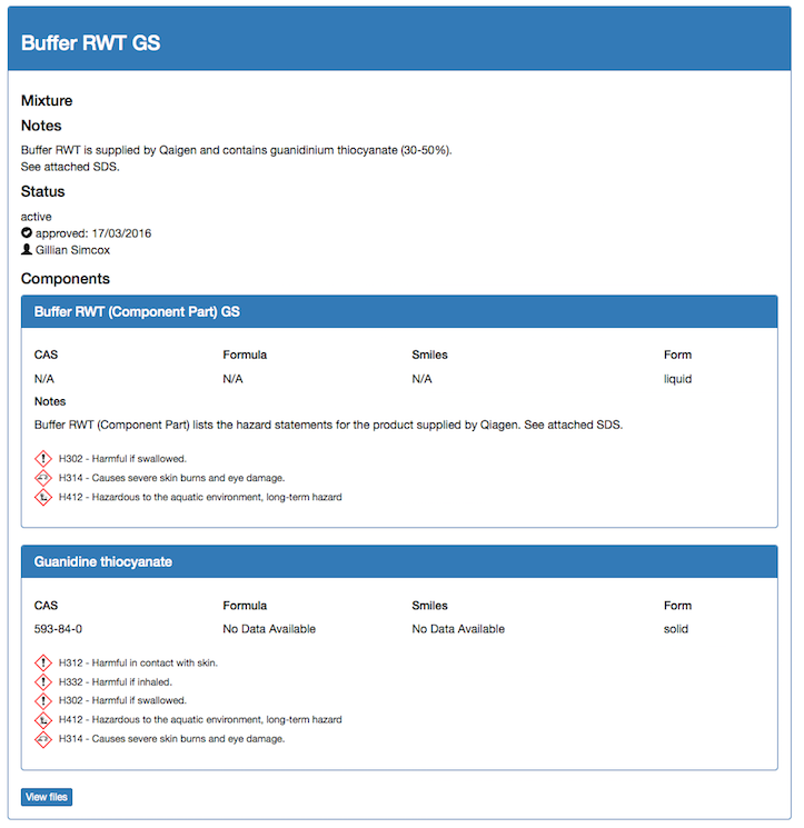 buffer RWT data sheet