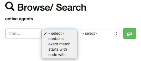 search options