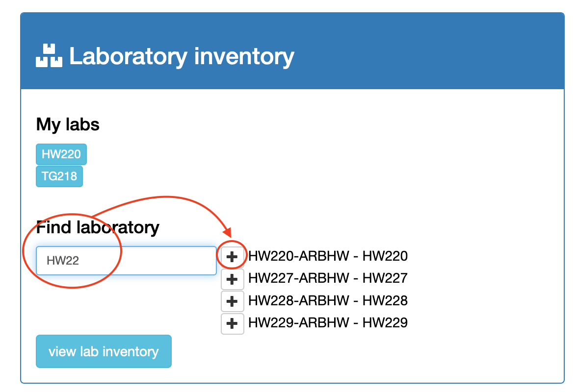 lab inv find lab