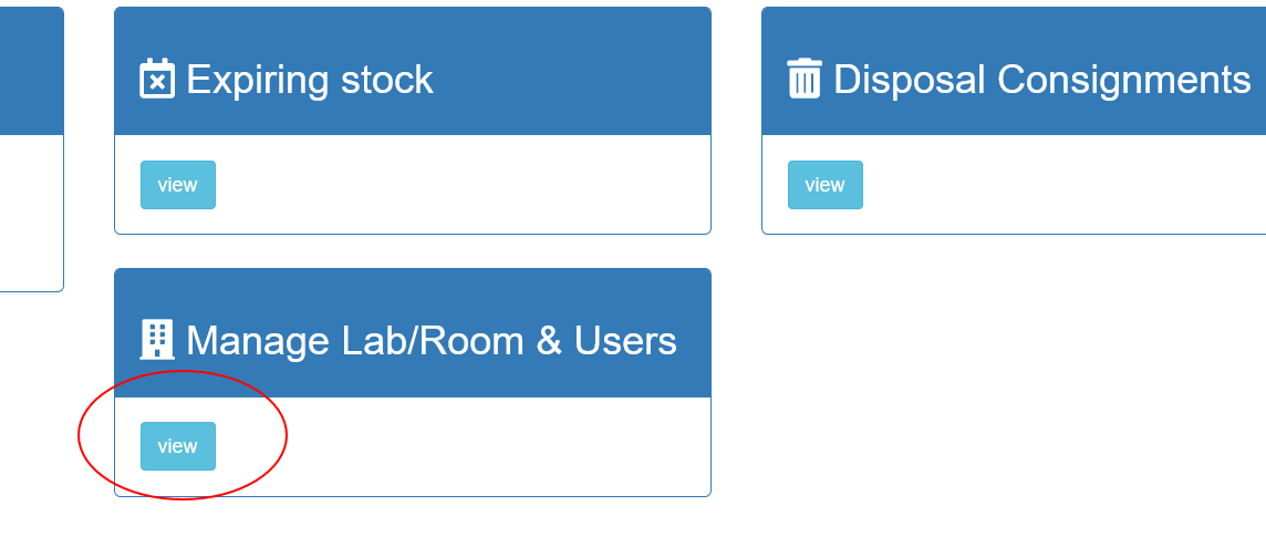 manage users block link